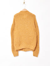 襟付きカーディガン