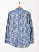 総柄 長袖シャツ