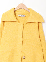 イタリア製 襟付きカーディガン