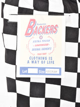 Backersチェッカーフラッグ柄ショートパンツ
