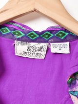 カット 切り替えデザイン 長袖シャツ