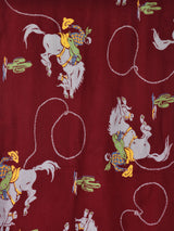 カウボーイ柄 フリンジ スカーフ