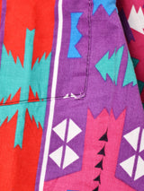 ネイティブ柄 長袖 デザインシャツ