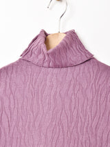 Meridian ウェーブパターン タートルネックセーター