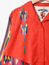 Wrangler ネイティブ柄 長袖 デザインシャツ