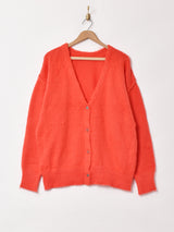 【6色展開】 ブラッシュド カーディガン