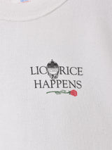 アメリカ製 ワンポイント バックプリント スウェットシャツ