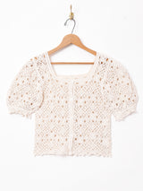 【2色展開】Elcaminoクロシェカーディガン