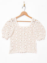 【2色展開】Elcamino クロシェカーディガン