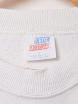 アメリカ製 ワンポイント バックプリント スウェットシャツ