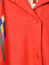 Wrangler ネイティブ柄 長袖 デザインシャツ