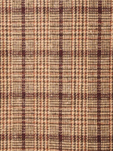 【2色展開】Meridianグレンチェック柄 チェスターコート