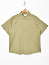 【3色展開】TEMPTATION 半袖コットンリネンシャツ