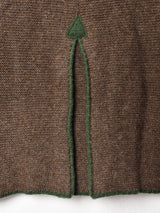 ウッドボタン チロルカーディガン