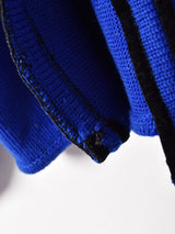 クロップド パフスリーブ ベロアテープ チロルカーディガン