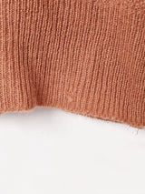 60's 七分袖 襟付き ビーズ カーディガン