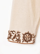 60's ビーズ刺繍 カーディガン