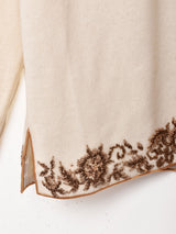 60's ビーズ刺繍 カーディガン
