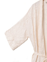 織柄 シルクガウン