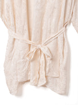 織柄 シルクガウン