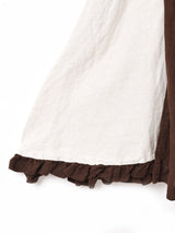 エプロン付き レースアップ チロルワンピース