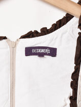 エプロン付き レースアップ チロルワンピース