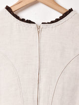 エプロン付き レースアップ チロルワンピース