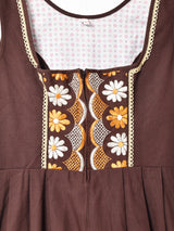 刺繍 チロルワンピース