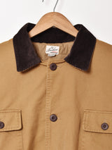 【2色展開】Backers コーデュロイカラー フィッシングジャケット ベージュ