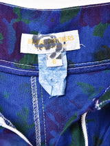 後染め 花柄ショートパンツ W26