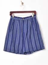 ストライプ ショートパンツ W28
