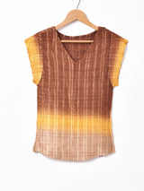 グラデーションカラー デザイン ノースリーブカットソー