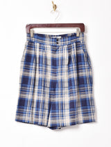 アメリカ製 チェック柄 ショートパンツ