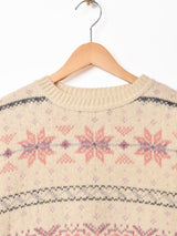 アメリカ製 EddieBauer 総柄セーター