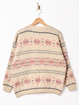 アメリカ製 EddieBauer 総柄セーター