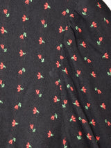 花柄 長袖 チロルワンピース