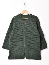 クロシェ クローバーボタン カーディガン