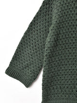 クロシェ クローバーボタン カーディガン