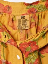 後染め 花柄 ショートパンツ W27