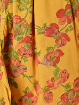 後染め 花柄 ショートパンツ W27