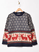 総柄 EddieBauer トナカイ セーター