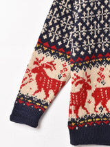 総柄 EddieBauer トナカイ セーター