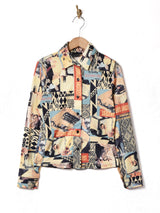 アメリカ製 総柄 長袖シャツ