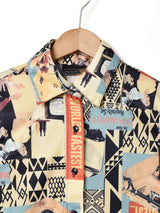 アメリカ製 総柄 長袖シャツ