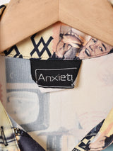 アメリカ製 総柄 長袖シャツ