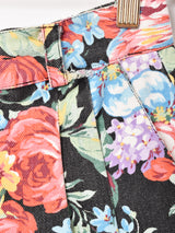 花柄 ショートパンツ W25