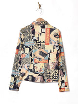 アメリカ製 総柄 長袖シャツ