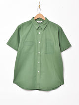 【3色展開】ポケットデザイン 半袖 ワークシャツ