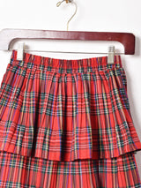 【3色展開】Meridian チェック ラッフルスカート