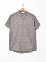 TEMPTATIONグレンチェック柄 半袖シャツ
